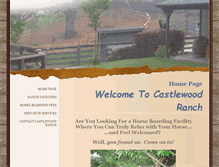 Tablet Screenshot of castlewood-ranch.com